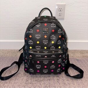 MCM color splash backpack
